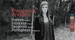 Desktop Screenshot of francescaandolfo.com
